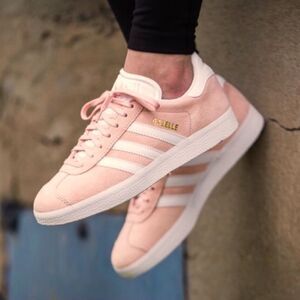 Adidas Gazelle Suede Leather Pink Sneakers Size US 6.5